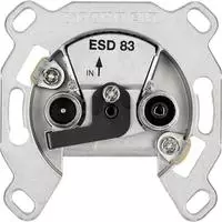 ESD83 High-End 2-loch IEC Einzeldose
