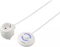 Sygonix SY-7048602 Schaltbare Zwischensteckdose mit abgesetztem Schalter Wei&szlig;