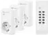 Sonero Funksteckdosen-Set 3x Steckdose + 1x Fernbedienung 1100W (S-RCS203)
