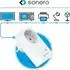 Sonero Funksteckdosen-Set 3x Steckdose + 1x Fernbedienung 1100W (S-RCS203)