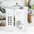 Sonero Funksteckdosen-Set 3x Steckdose + 1x Fernbedienung 1100W (S-RCS203)