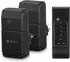 Sonero Funksteckdosen-Set 2x Steckdose + 1x Fernbedienung 1100W IP44 (S-RCS302)
