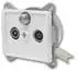 Kanlux Mowion LOGI Antennendose RTV-SAT Enddose weiß (02-1350-002)