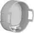 Berker Integro Flow Berührungsschutzdose 1-fach, grau, Ø58mm (81837)