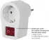 Hama Steckdosenadapter Schuko-Zwischenstecker 2-polig weiß (00223213)
