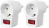 Hama Steckdosenadapter Schuko-Steckdose mit Schalter, weiß (00223212)