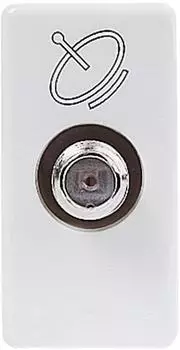Gewiss SAT-Dose 1M F-Connector 0dB weiß (GW20391)