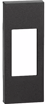 Bticino Living Now Abdeckung Steckdose 10/16A 1 Modul schwarz (KG02)