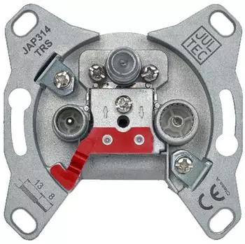 JULTEC JAP314TRS programmierbare Antennendose 3-Loch, -14dB (JAP314TRS)