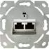Renkforce Netzwerkdose Unterputz CAT 6, 2-Port, reinweiß (RF-4393024)