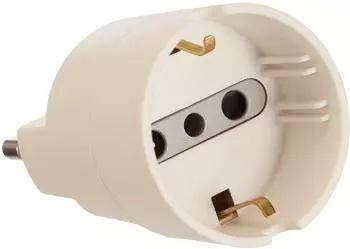 Bticino Schuko-Adapter mit Steckdose 16A (284355)