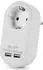 Rarewaves Steckdosenadapter 2x USB-A, weiß (EPAG-1EE-2USB-W)