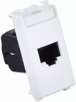 Vimar Ark&egrave; Netzwerkdose RJ45 Cat5e UTP wei&szlig; (19339.11.B)