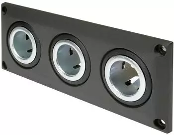 Pro Car Einbausteckdose mit 3 Powersteckdosen 20A 12V/24V (67602000)