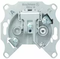 Gira Antennendose 004100, 10 dB, f&uuml;r SAT, TV und Radio, 2-Loch, Unterputz,