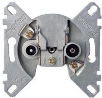 Merten 466099, Merten 466099 BK-/Sat-Antennenstichdose, 2fach