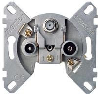 Merten 466097, Merten 466097 Sat-Antennendose, 3fach