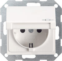 GIRA 045427, GIRA Einsatz Schutzkontakt-Steckdose System 55, Standard 55, E2, Event,