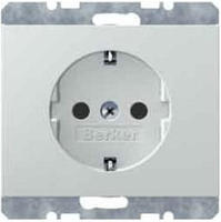 Berker Steckdose SCHUKO K.1 polarwei&szlig; gl&auml;nzend 47157009