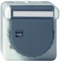 Gira 044031, Gira 044031 SCHUKO-Steckd. KD Bajonett + BSF WD AP Grau