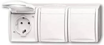 Busch-Jaeger Steckdose 3fach (2300/3 EW-54)