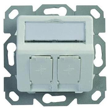 Telegärtner Modul-Aufnahme 50x50 2-fach UP/50 BR unbestückt