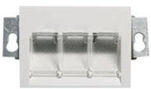 Telegärtner AMJ Cat.6+ Modul-Aufnahme 3-Port