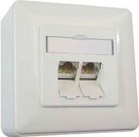 METZ CONNECT BTR IT CONNECT E-DAT modul 3x8(8) AP - Wanddose - RJ-45 X 3 - Pure