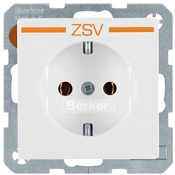 Berker Q.1 Steckdose mit Aufdruck "ZSV" (47436049)