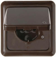 BERKER 471801, Berker Steckdose br mit Klappdeckel 471801