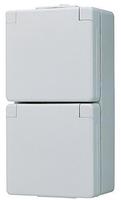 JUNG 622W, Jung 622W SCHUKO Zweifach-Steckdose Wei&szlig; Serie WG