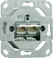Metz Connect 130C381200-I, METZ CONNECT Anschlussdose 130C381200-I | Cat.6A 2x RJ45