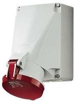 CEE-Steckdose 5p 63A 6h 400V/rt IP44 AP Schraubkl kst