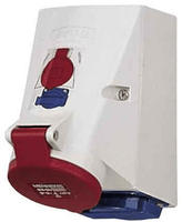 CEE Wandsteckdose IP44 16A 5P 6H 400V MENNEKES 1650