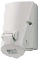 Mennekes Wanddose 32A,4p,1h,>50V,IP44 2983A