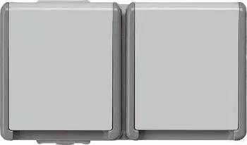 Siemens Schukosteckdose 2-fach, grau 5UB4722