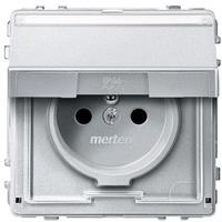 Merten SCHUKO-Steckdose alu MEG2312-7260 - Silber