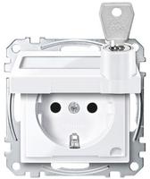 Merten MEG2315-0325, Merten MEG2315-0325 SCHUKO-Steckdose, Klappdeckel,