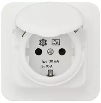 Gewiss FI-Steckdose, wei&szlig; GW95924