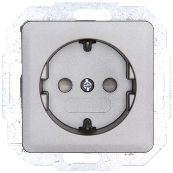 Kopp Schutzkontakt-Steckdose, stahl 915020089