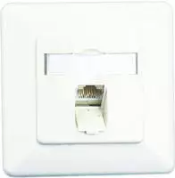 Metz Connect 130C371002-I-90, Metz Connect Anschlussdose C6A UP 1xRJ45,UP,rws TN