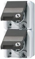 Jung SCHUKO-Steckdose 2-fach 16A 250V 8220 NAWSL (8220NAWSL)