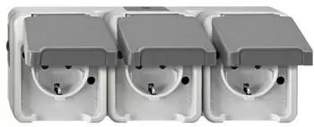Merten Schuko-Dreifach-Steckdose MEG2391-8029