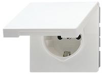 Jung LS1520KLWW, JUNG LS1520KLWW SCHUKO-Steckdose 16 A 250 V ~ Klappdeckel Serie LS