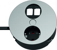 Bachmann Steckdoseneinheit Twist Sw 1xschutz.,2xkeystone 931.001