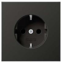 JUNG AL1520AN, Jung AL1520AN SCHUKO Steckdose (lackiertes Aluminium) Anthrazit Serie