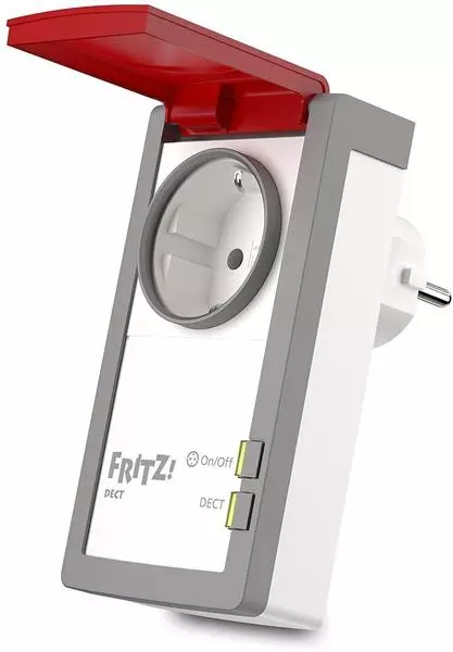 AVM FRITZ!DECT 210 Smart Home Steckdose Rot/Weiß