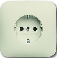 Busch-Jaeger Schuko-Stecker Busch-Jaeger Steckdosen-Einsatz ws m.Steckanschluss...