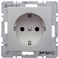 Berker 47438989 Steckdose SCHUKO S.1/B.3/B.7 polarwei&szlig;, gl&auml;nzend