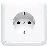 Jung 5520WW, JUNG SCHUKO Steckdose 5520WW | Unterputz 16A 250V | Federklemmen 